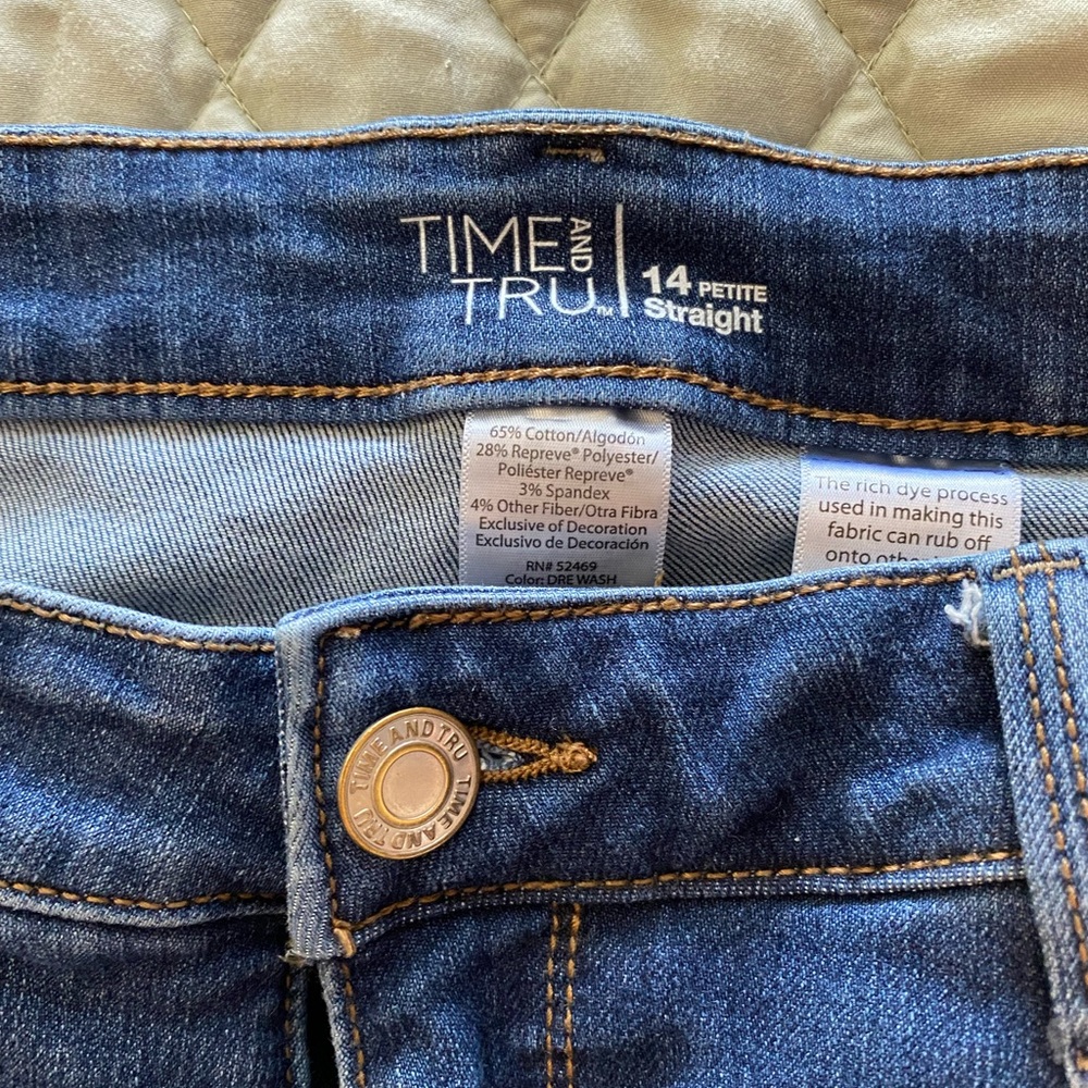 Time and Tru straight leg jeans